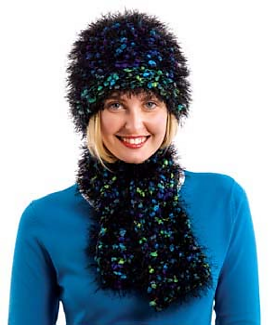 Stained Glass / Wild and Wooly Hat & Scarf (Hat)