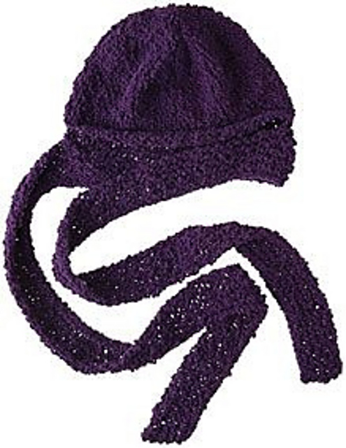 Hooded Scarf with Shaped Crown