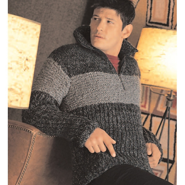 #18 Man's Zippered Pullover