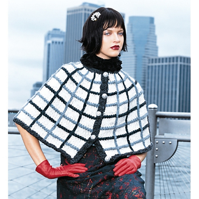 #15 Plaid Capelet