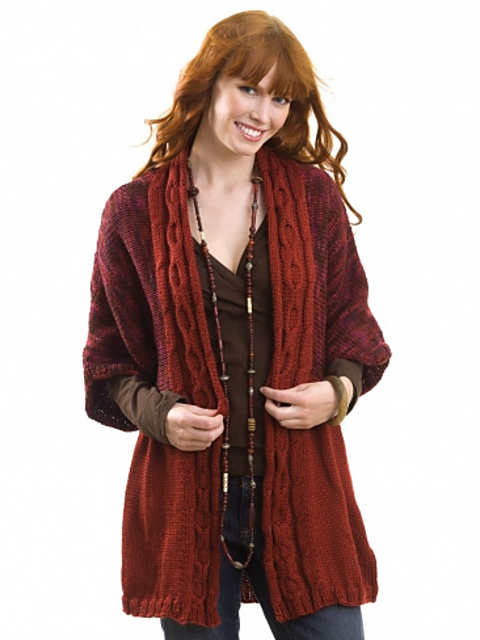Cabled Front Cardigan (Hand Knit)