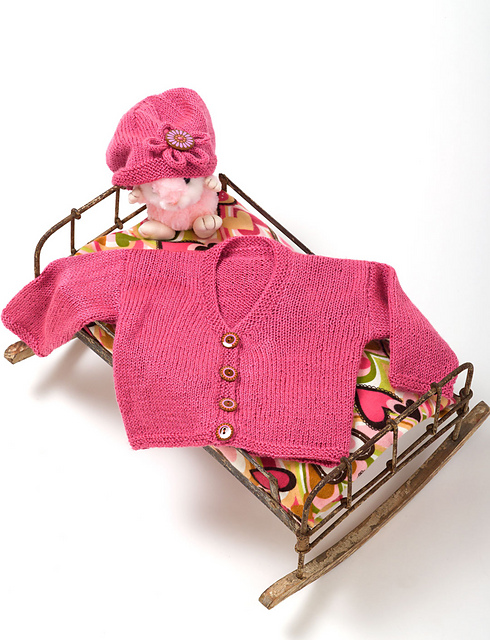 Keeping It Simple Baby Jacket & Hat (Jacket)