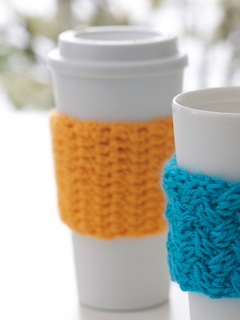 Coffee-on-the-go Crochet Cozy