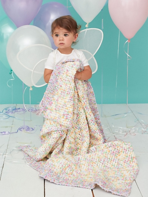 Bitty Bobble Edge Blanket