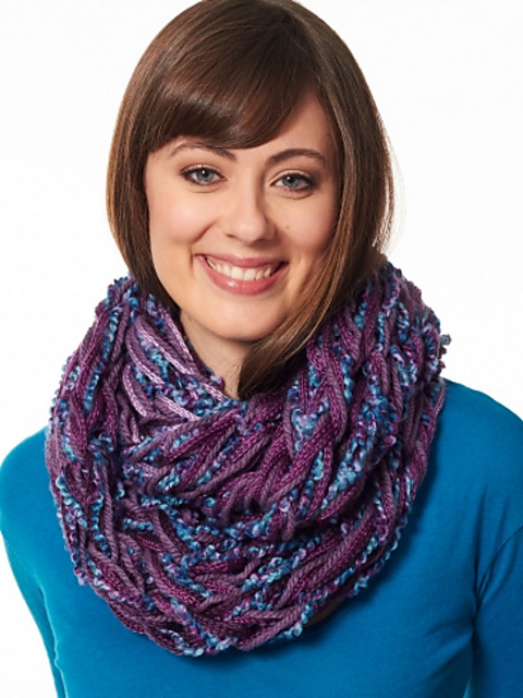 Arm Knit Cowl: 4 strand