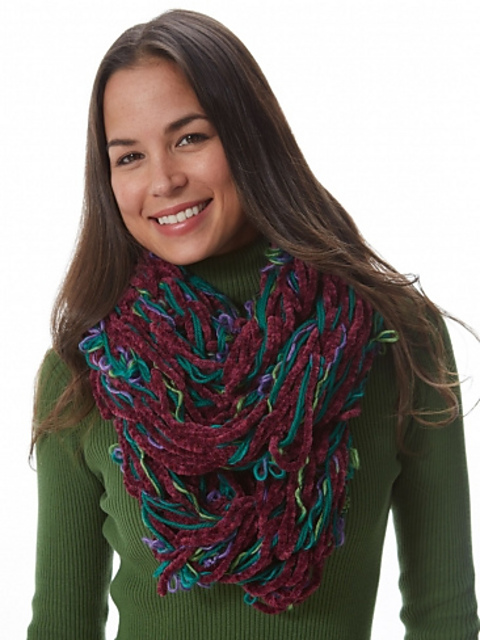 Arm Knit Cowl:  5 strand