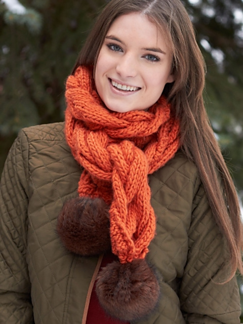 Snowdrift Cable Set: Scarf