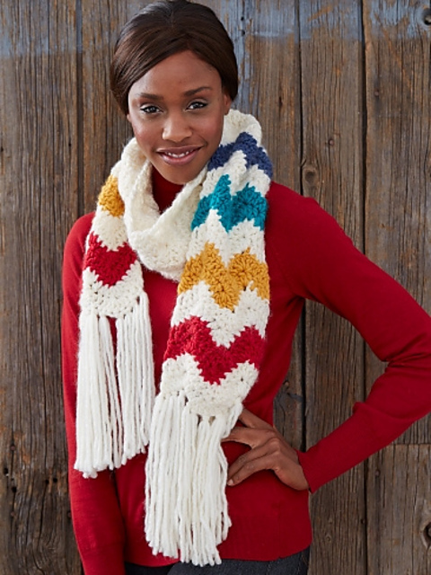 Mountain Peaks Scarf