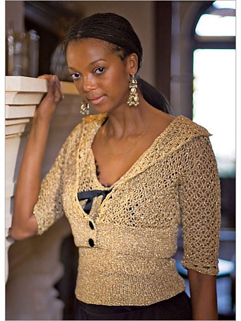 Gilded Twinset: Cardigan