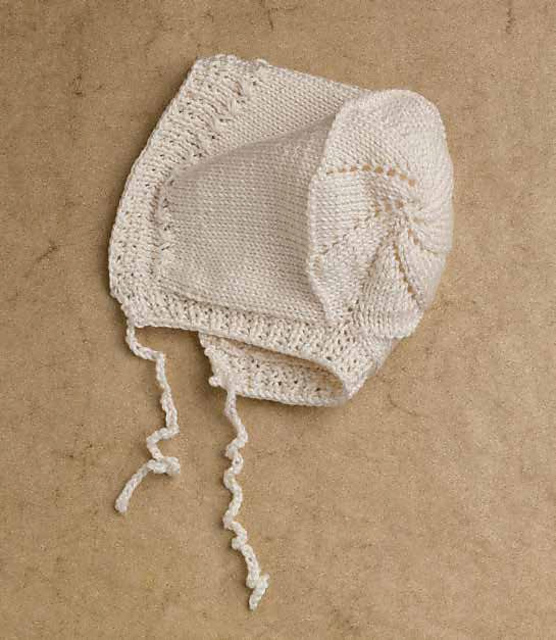 Baby's Christening Set: Bonnet