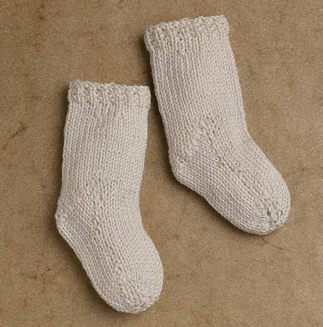 Baby's Christening Set: Stockings