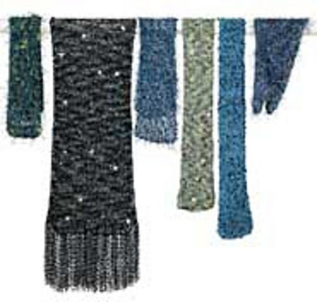 Scarves and Shawls (blues)