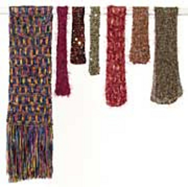 Scarves and Shawls (reds)
