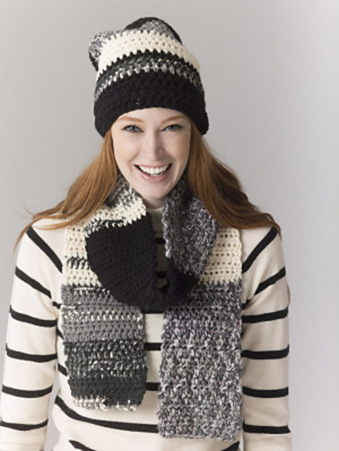 Easy Crochet Scarf & Hat (Hat)
