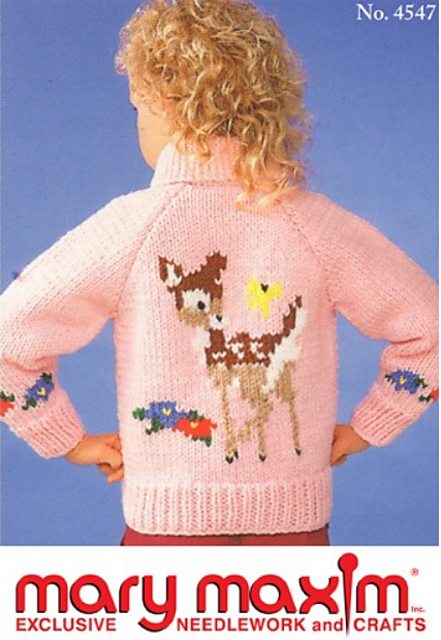 Fawn and Butterfly Sweater