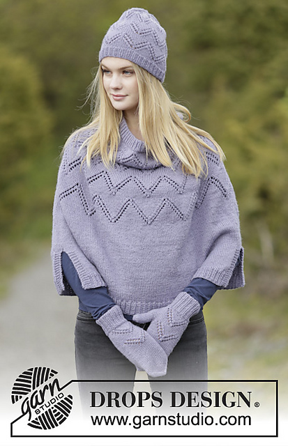 0-1145 Winter Waves Poncho
