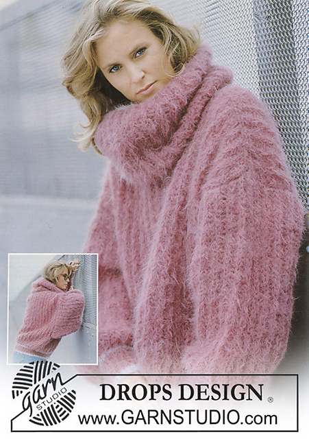 0-165 Jumper in English Rib with loose neck