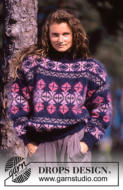 20-20 jumper with pattern borders