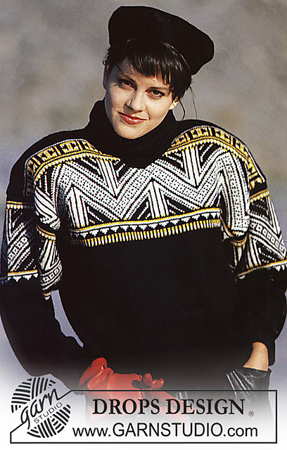 11-5 Jumper with pattern border