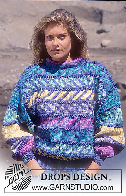 16-14 Jumper with rainbow stripes