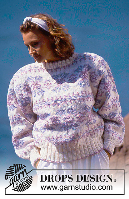 19-22 jumper with pattern borders
