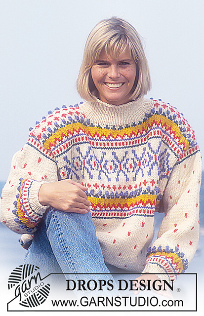 24-2 jumper with pattern borders