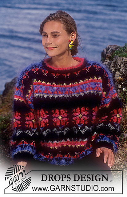 28-18 Jumper with pattern borders