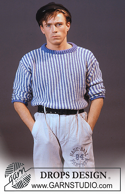1-4 Jumper knitted from side to side