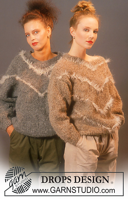 2-18 jumper in alpaca with fur accent