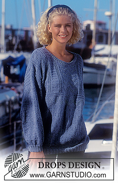 34-10 jumper with pattern in cotton