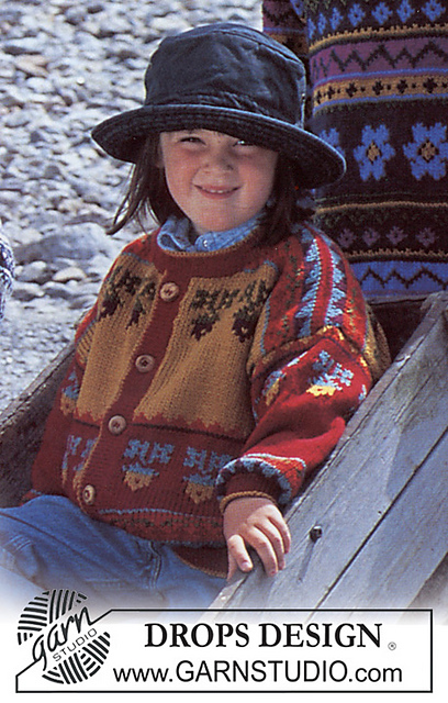 39-16 child’s jacket with berry pattern