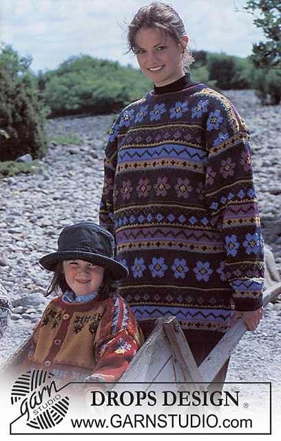 39-17 jumper with flower pattern