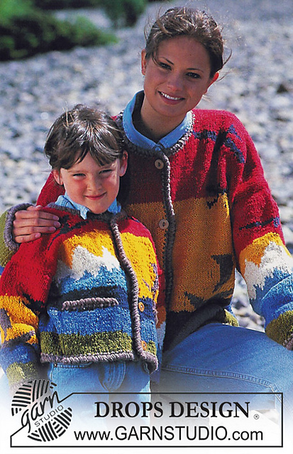 39-25 jacket with landscape pattern