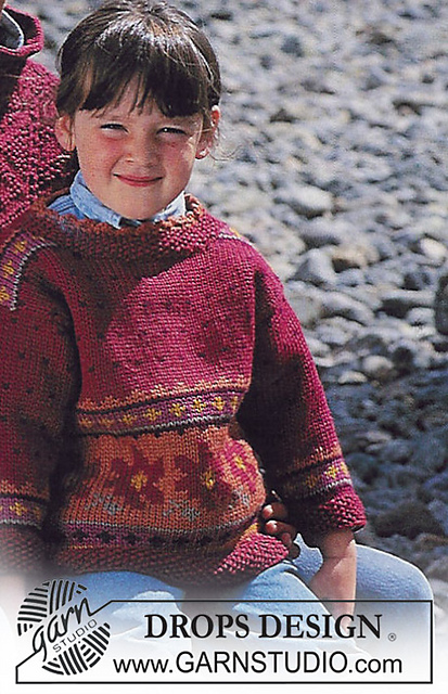 40-16 child’s jumper with flowers