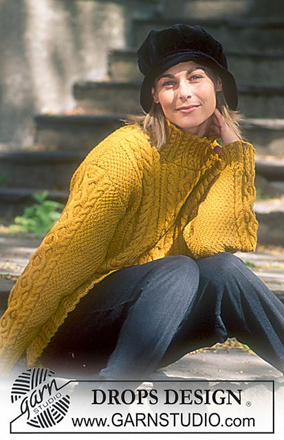 44-4 Sweater with texture and cables.