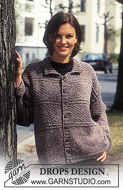 48-10 Cardigan with texture