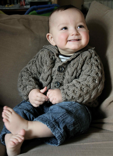 Design E - Kids' Aran Jacket