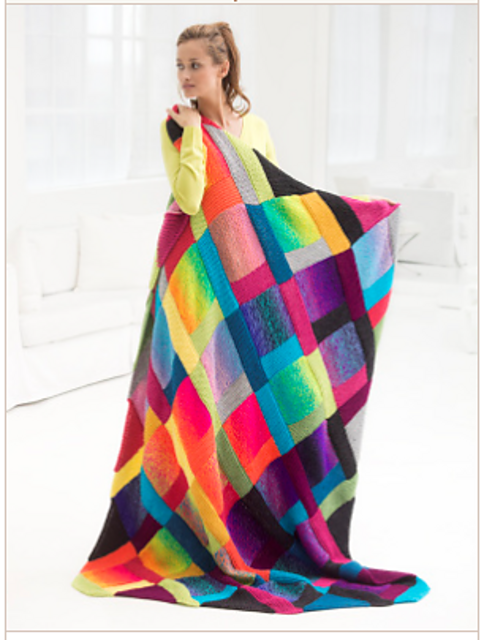 Cosmic Rainbow Afghan