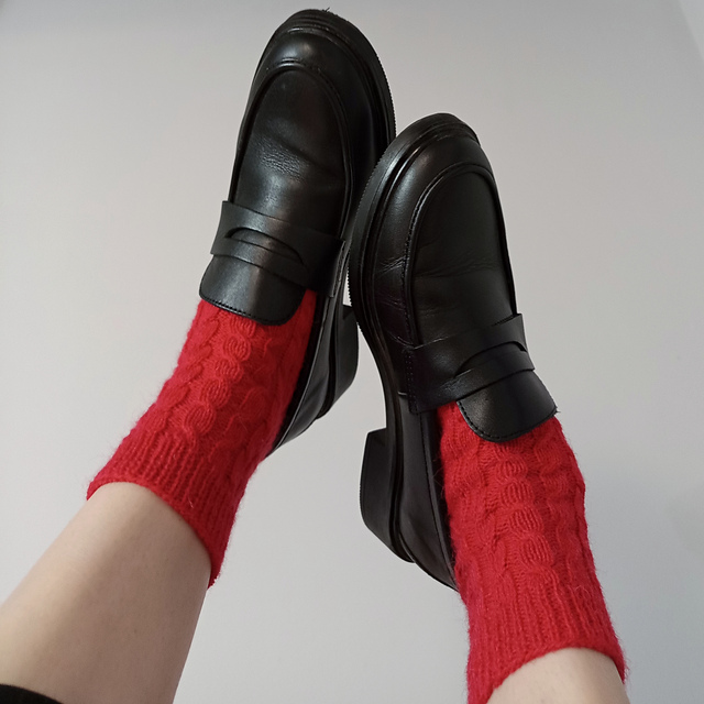 Ravelry: One More Cable Socks pattern by mdesco