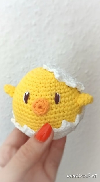 Sunny the Chick in the Eggshell