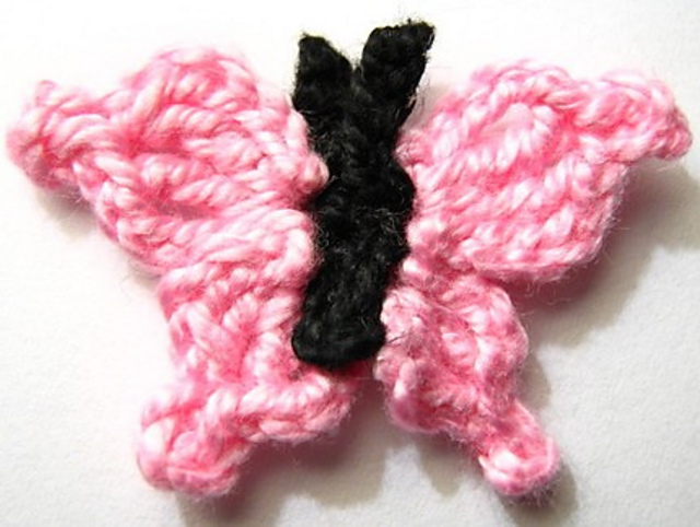 Small butterfly applique