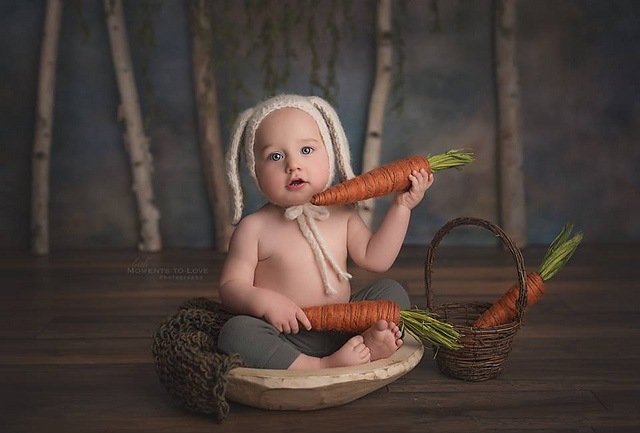 Bulky Bunny Bonnet {Sitter}
