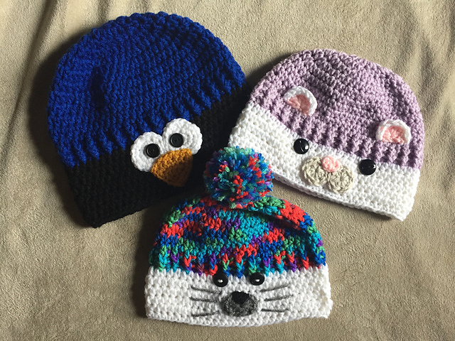 Arctic Critter Hats