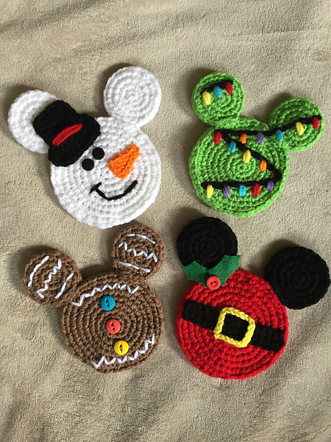 Mouse Ornament set