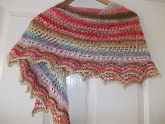 Simplicity lace shawl