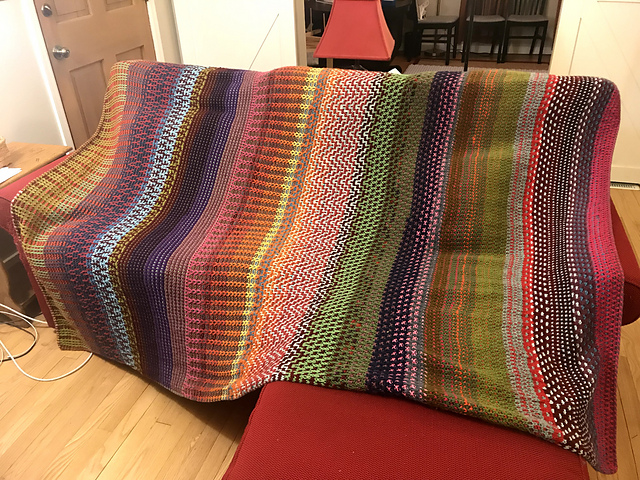 Double best sale knit blanket