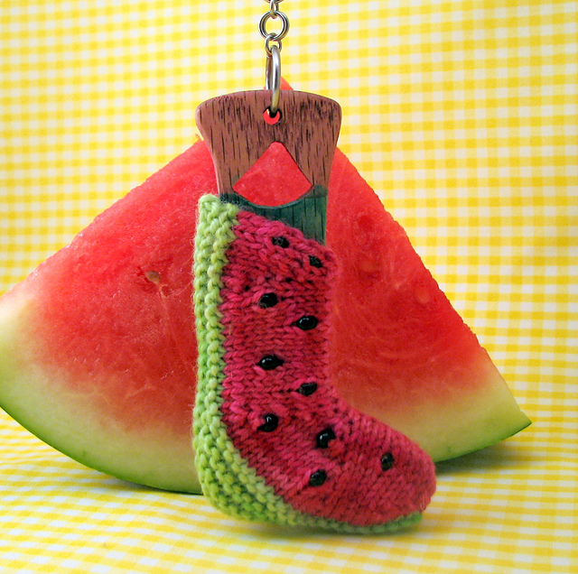 Wee Tiny Watermelon Sock