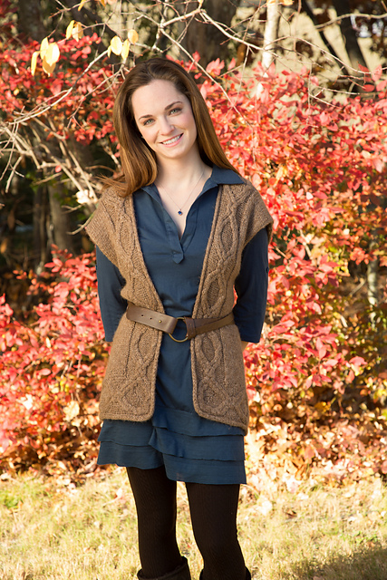 Braided Cable Vest