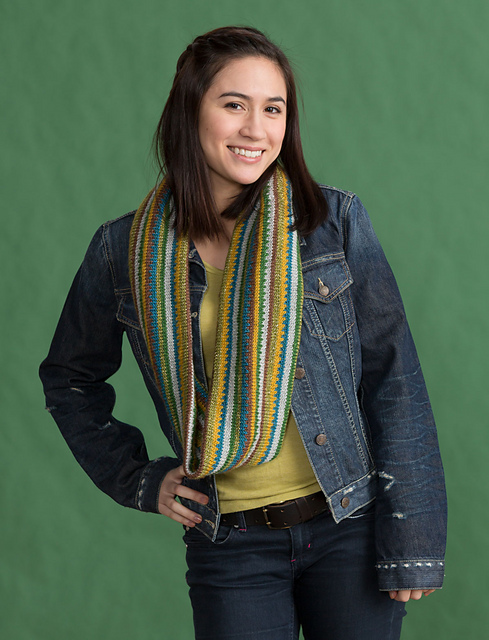 Striped Cowl