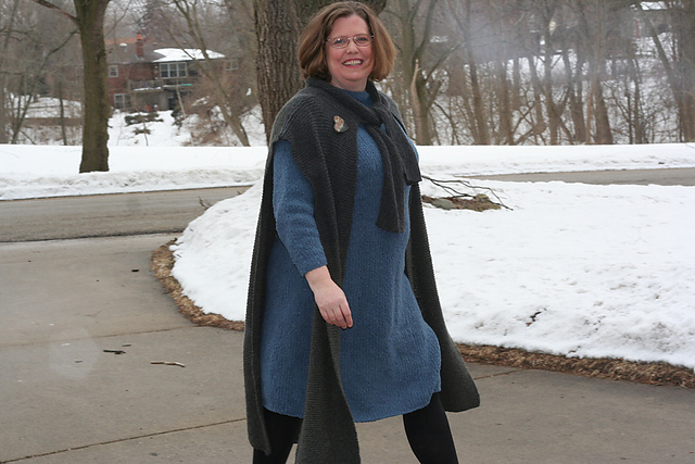 Three-Scarf Ruana